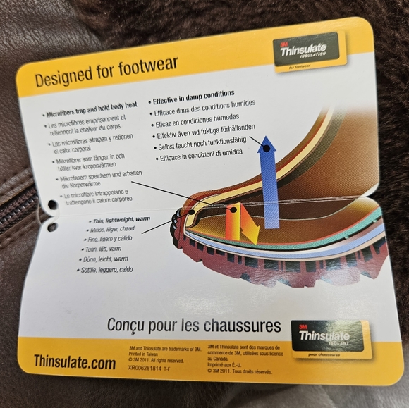 3M Thinsulate Faux Leather Boots - Picture 6 of 8